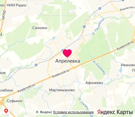 На карте