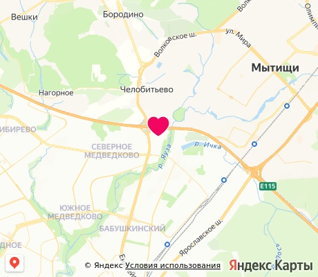 На карте