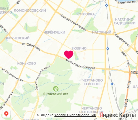 На карте