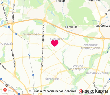 На карте