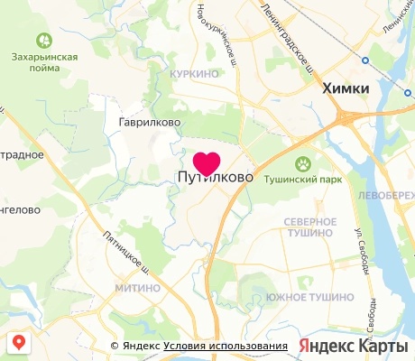 На карте
