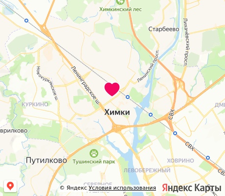 На карте