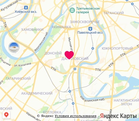 На карте