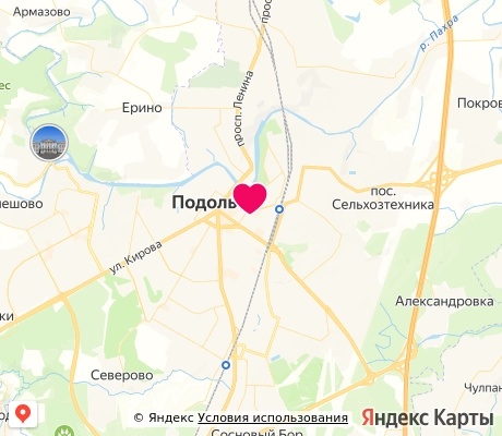 На карте