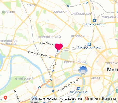 На карте