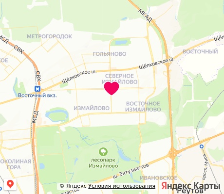 На карте
