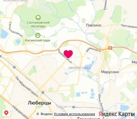 На карте