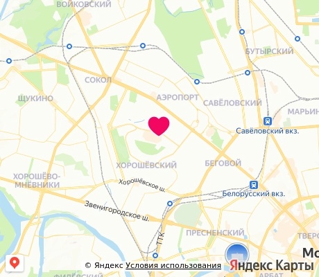 На карте