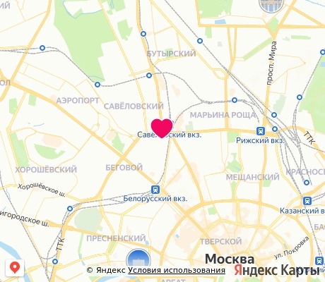 На карте