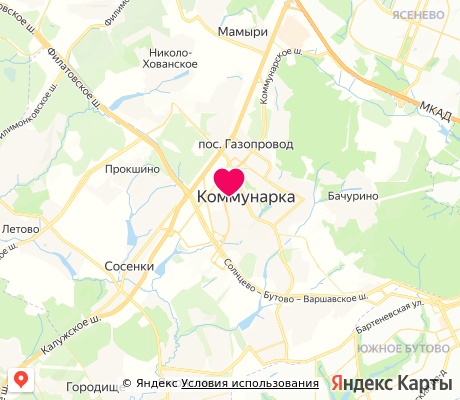 На карте