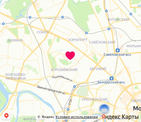 На карте