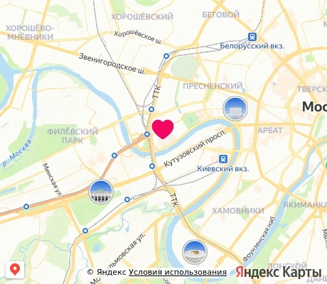 На карте