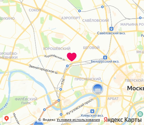 На карте