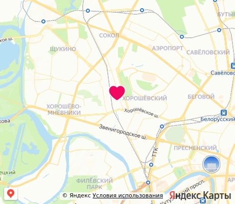 На карте