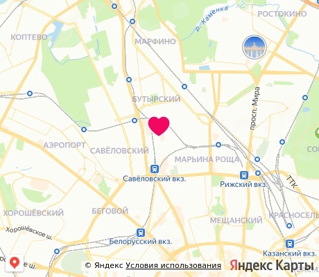 На карте