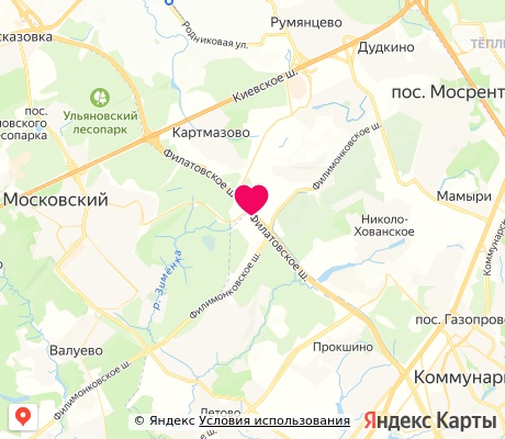 На карте