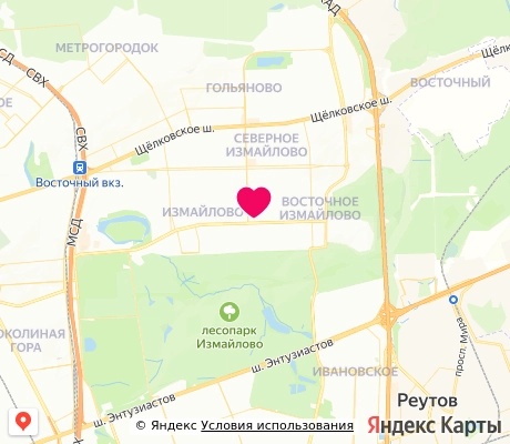 На карте