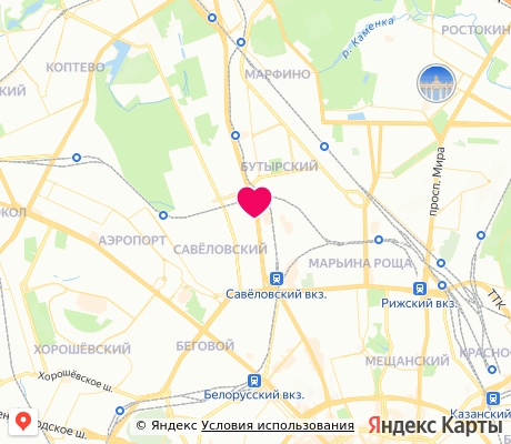 На карте