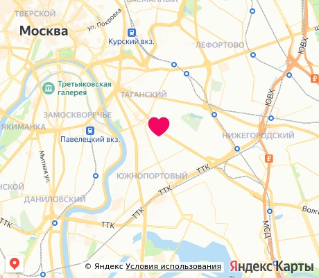 На карте