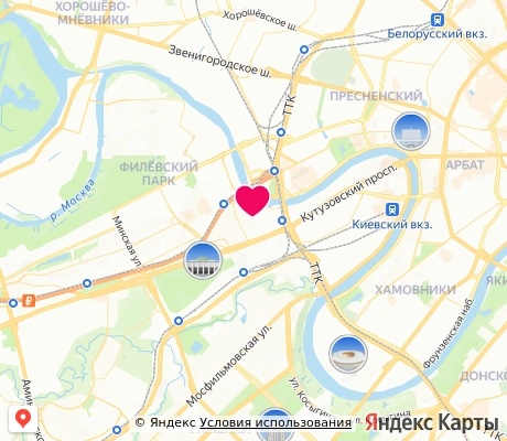 На карте