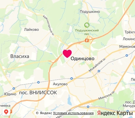 На карте