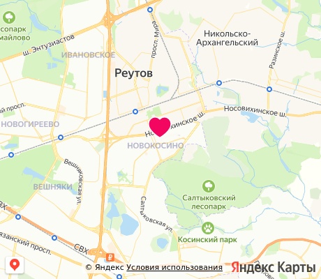 На карте