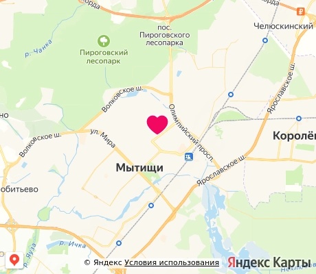 На карте