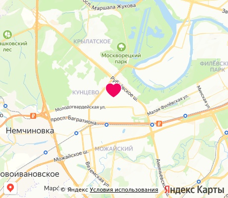 На карте