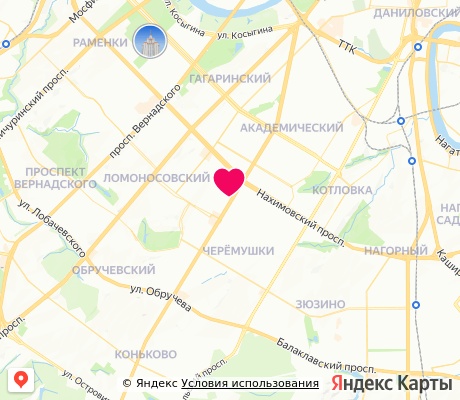 На карте