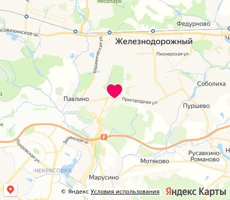 На карте