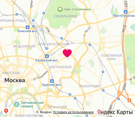 На карте