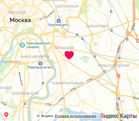 На карте