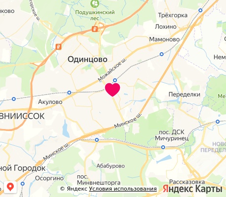 На карте