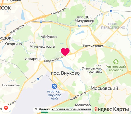 На карте