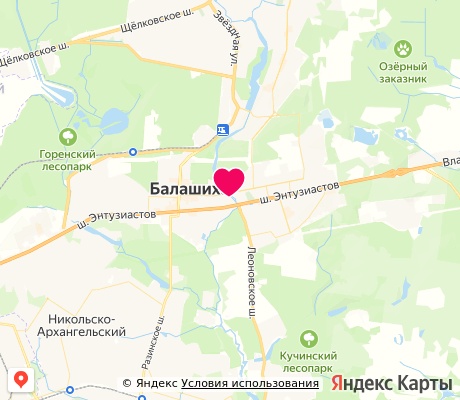 На карте