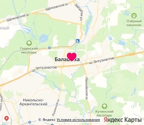 На карте