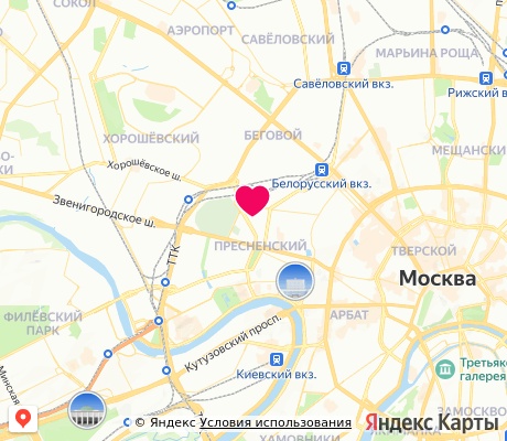 На карте