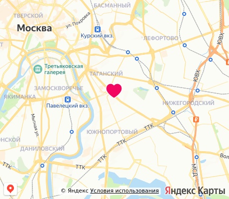 На карте