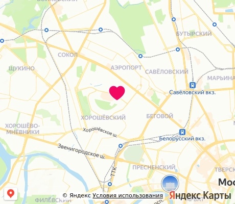 На карте