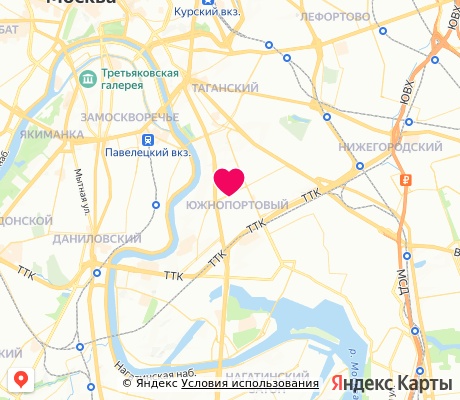 На карте