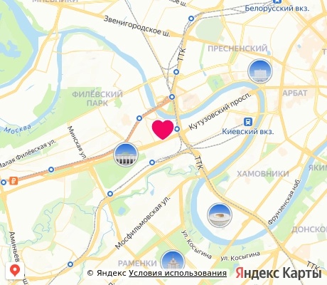 На карте