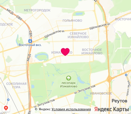На карте