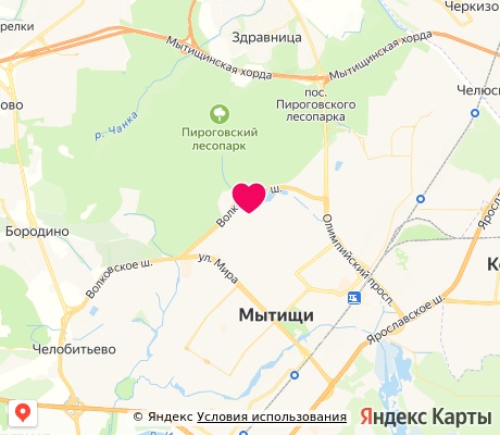 На карте