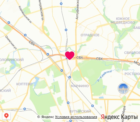На карте