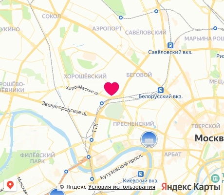 На карте