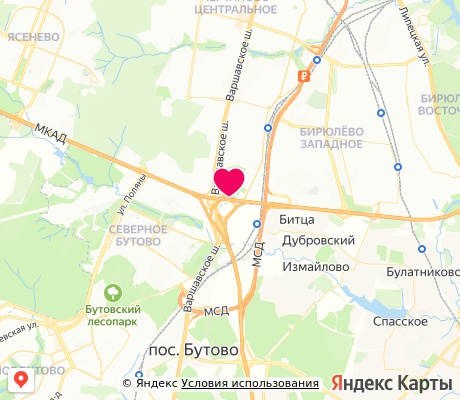 На карте
