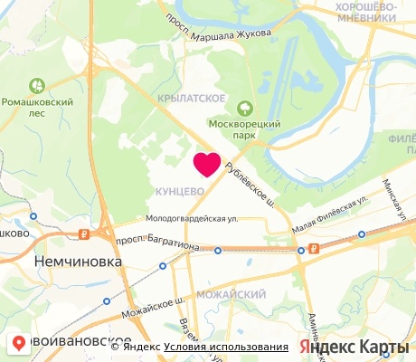 На карте