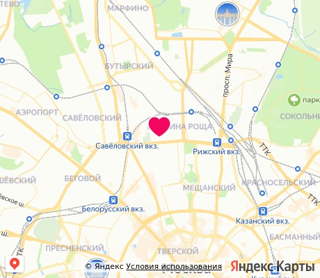На карте