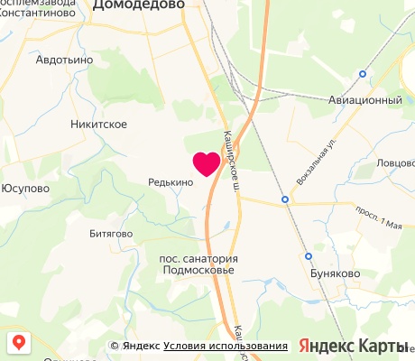 На карте