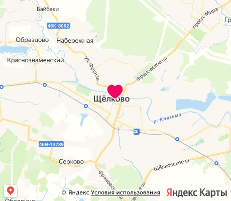 На карте